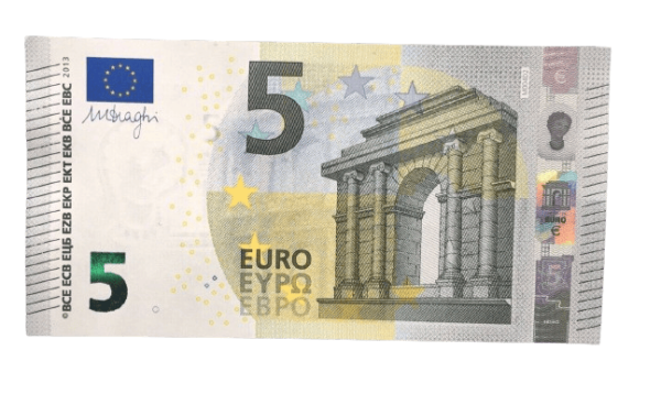 Counterfeit €5 Euro Bills